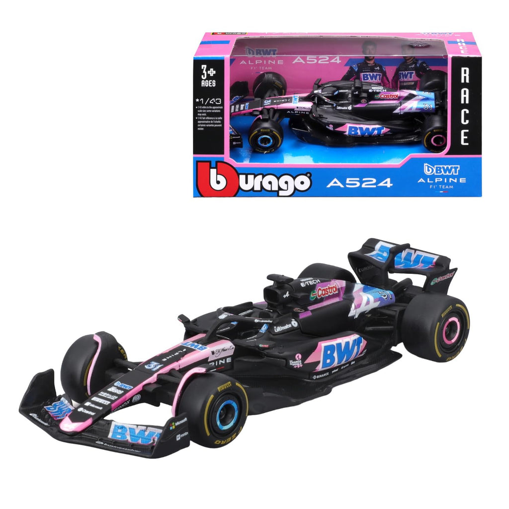 Bburago Alpine A524 Fórmula 1 (2024) 1:43