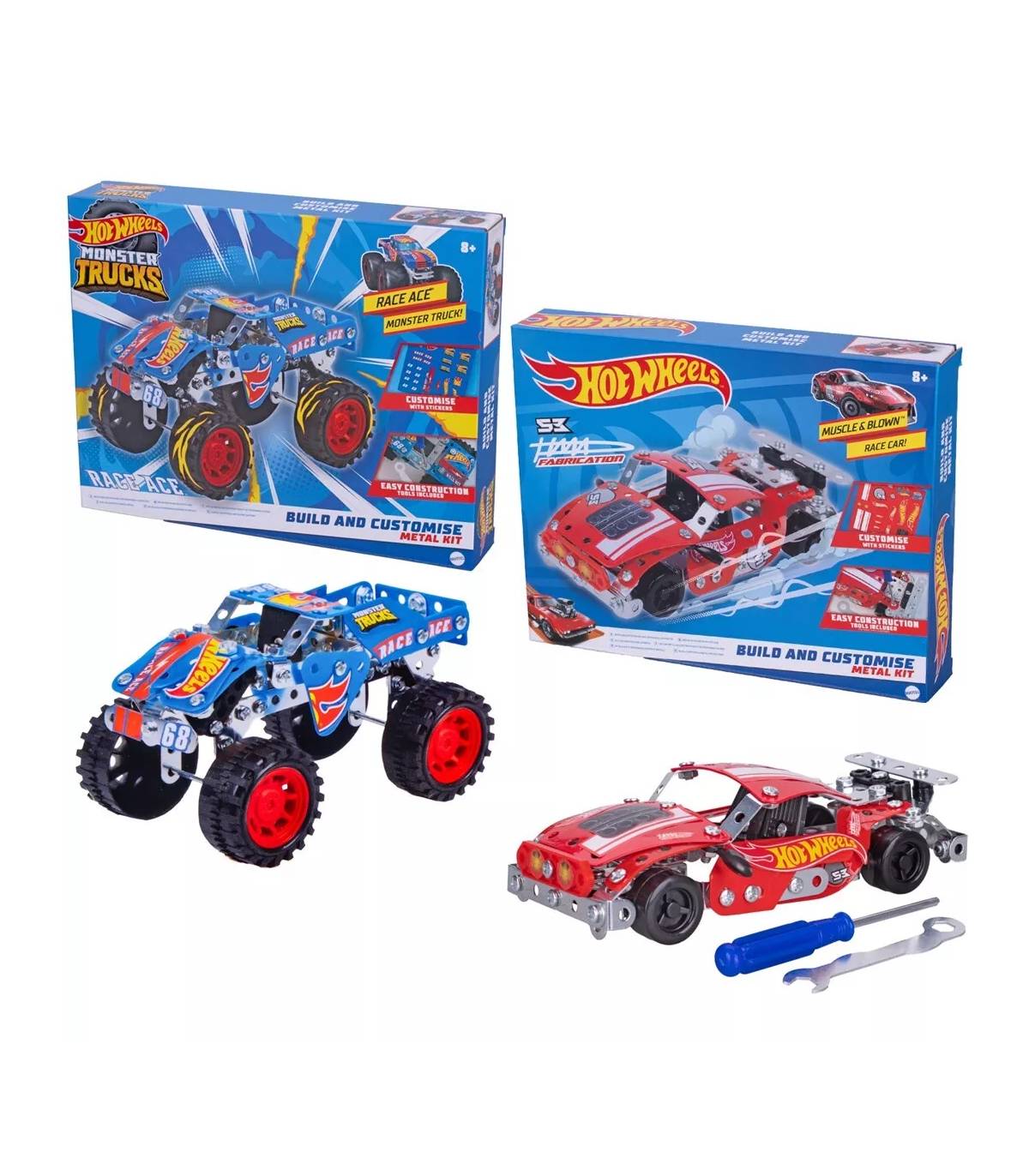 Hot Wheels Monster Trucks Construye Surtido