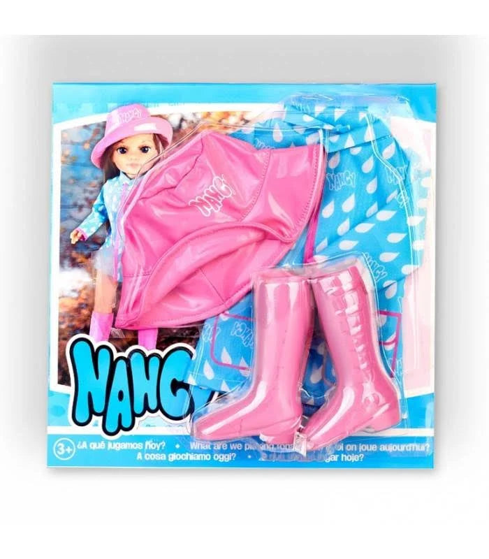 Nancy Un Look De Lluvia – Muñeca con Outfit Impermeable y Accesorios