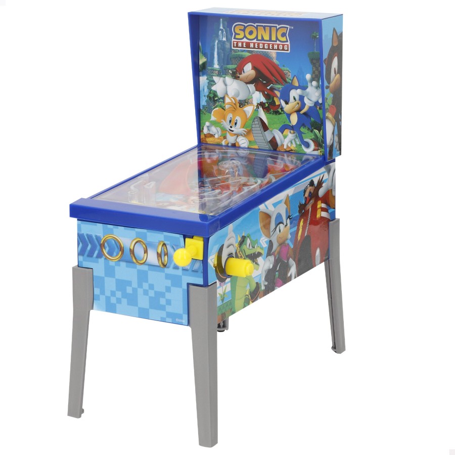 SONIC Mini Pinball Arcade – Pinball Retro Compacto del Erizo Azul